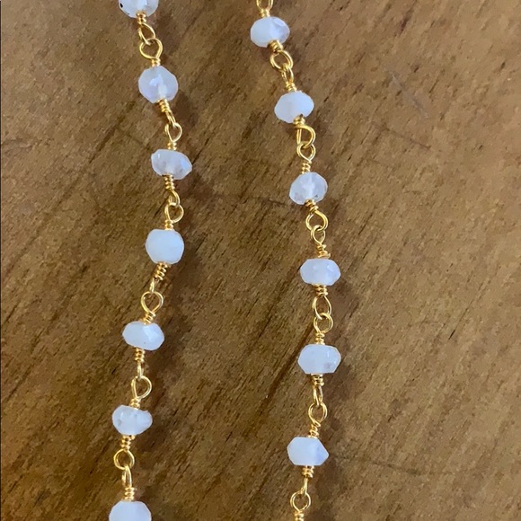 Turquoise, moonstone layered necklace - Picture 5 of 5